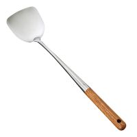 加长锅铲德国304不锈钢厨具套装汤勺炒菜铁铲厨房家用炒勺木铲子 加长花梨木锅铲(304材质)
