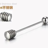 德国myle蜂蜜搅拌棒304不锈钢咖啡蜂蜜勺奶茶搅拌器采蜜棒果酱棒 不锈钢搅拌棒