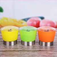 现磨胡椒研磨器家用手动粗细碾磨白黑胡椒颗粒粉碎海盐调料研磨器 研磨盖1个颜色随机