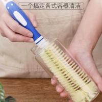 洗杯刷瓶刷加长长柄清洁刷子茶杯刷奶瓶刷水壶刷暖瓶清洁刷水杯刷 短款刷杯[1把]颜色随机