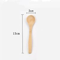 竹勺子 蜂蜜勺子饭勺花粉咖啡勺竹质小勺无漆果酱勺配套赠品勺子 1只