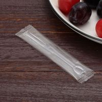 一次性水果叉独立包装批发塑料儿童家用小叉子水果签小吃叉蛋糕叉 透明 心形简装100支买5送1 买10送3