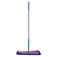 雪尼尔平板拖把懒人拖把毛毛虫瓷砖木地板平拖可旋转布套式平拖 雪尼尔平板拖把共1块布