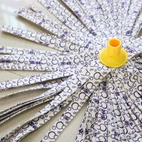 [原装]妙洁布质神奇拖把吸水耐用家用清洁厚实拖布1杆2头替换装 替换装(1个)