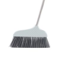 扫把簸箕套装组合家用扫地笤帚扫帚单个加厚塑料畚斗搓斗不粘头发 (清新绿)扫把