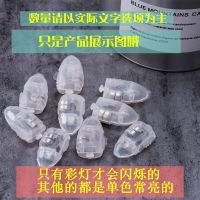 led灯珠小闪光迷你纽扣电子彩灯珠手工发光配件DIY南瓜电池刺身灯 白灯 子弹头10个