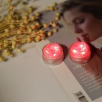 led小装饰灯ins装扮纽扣灯少女心南瓜手工作业电子元宵彩灯防水 红灯 3个