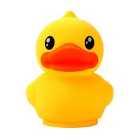 小黄鸭硅胶小夜灯充电卡通可爱婴儿儿童喂奶卧室床头创意拍拍台灯 小黄鸭拍拍小夜灯