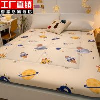 床垫家用睡垫1.8米家用双人床垫子1.5m可折叠榻榻米床垫宿舍床褥 太空熊(四季通用款) 90x190cm(学生上下铺专