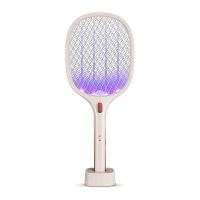 维达斯新品三合一挂壁立式锂电池可拆换大号充电式家用苍蝇电蚊拍 普通版