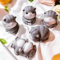 学生毕业礼物猫咪小摆件创意可爱治愈系装饰品送老师女生生日礼物 猫咪随机1款