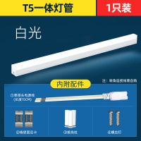 t5灯管一体化led t8支架灯全套日光灯家用节能超亮客厅家装灯管 正白光6500k T5-0.3米-4W