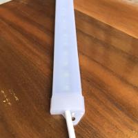 led数码管七彩护栏管户外防水条形线条灯门头单色跑马灯霓虹灯管 铝材灌胶3010单色白光-24v 0.5 米