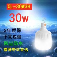 充电灯超亮夜市帐篷摆摊露营户外地摊灯停电应急照明LED节能防水 充电灯加充电线 超亮30W3H