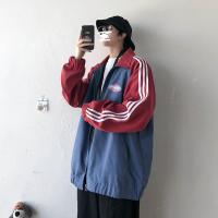 男士外套春秋季韩版潮流灯芯绒工装夹克男装2021新款学生衣服褂子 1188红色 S