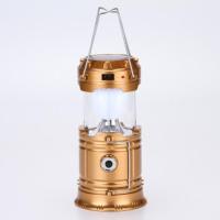 户外多功能七彩蓝牙音响帐篷灯露营野营灯家用停电应急照明小夜灯 5800马灯+手电筒(太阳能)金色
