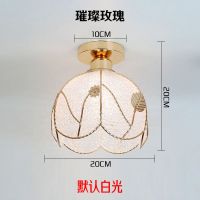 LED吸顶灯简约现代创意卧室客厅北欧走廊灯阳台灯水晶灯家用灯具 璀璨玫瑰