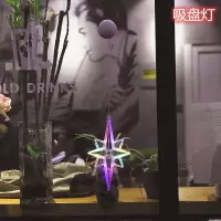 LED彩灯闪串灯满天星is房间装饰灯卧室窗帘星星灯户外防水小彩灯 单个彩色北极星-(吸盘式)