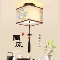 现代中国风现代新中式过道玄关走廊LED吸顶灯 200大方绣花过道灯