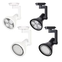 LED射灯冰蓝光软床布艺家具沙发展厅高清鱼缸30w 35w偏蓝光海洋馆 30w欧司朗芯片四爪款白壳 家具专用蓝光