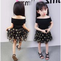 女童夏季连衣裙宝宝洋气裙子韩版彩虹裙儿童无袖公主裙2020夏装新 金星裙 80