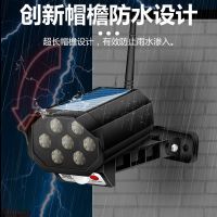 大阳能庭院灯人体感应户外院子灯家用仿真监控摄像头充电照明路灯 无遥控165S亮度仿真监控33灯芯