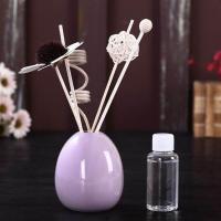 家用无火香薰精油净化空气清新剂房间香水摆件卧室内厕所除臭熏香 鹅蛋款 薰衣草 30ml精油
