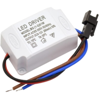 led驱动器稳压器开孔筒灯射灯变压器220伏电压12v转换器3W镇流器 5-7W驱动器