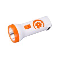 [特价]久量充电手电筒强光迷你小手电筒LED家用手电筒 橙 9121A四叶草[11.5厘米]