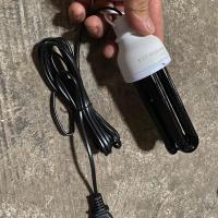 12V48V60伏电瓶电动车紫光灯 低压黑光灯12V48伏诱虫灯 养殖灯 48伏U带插头线 40瓦