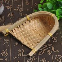 拍照摆件道具网店拍照竹编道具拍摄背景手工编制簸箕摆设 10CM小簸箕
