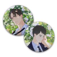 主题帆布包装迪奥先生广播剧周边衍生双闪徽章猫耳FM正规授权[60天内发货] 迪奥先生[双闪徽章]花卉款