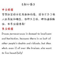 R1SE周震南何洛洛歌词语录专辑情书翩翩体女生初中学生周边练字帖 初心体 套餐一:具体见详情页