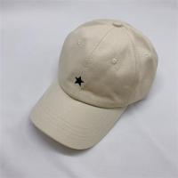 韩国MMLG帽子1987mm棒球帽潮牌鸭舌帽男女情侣款嘻哈帽ins超火爆 小星星-米色 可调节(54-60厘米)