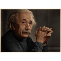 爱因斯坦物理学家复古怀旧海报墙贴挂画宿舍教室书房阅览室实验室 1