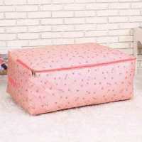 牛津布棉被收纳袋衣服整理袋装被子的袋子衣物行李搬家打包袋防潮 粉樱桃 小号[颜色随机发货]