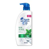 海飞丝冰凉薄荷去屑洗发水怡神冰爽洗发露500ml深层控油持久去屑 怡神薄荷500ml洗发水*1瓶