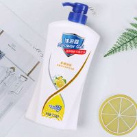 大瓶装沐浴露洗澡持久留香保湿润肤沐浴乳学生+沐浴球 单品[720ml柠檬]+沐浴球+梳子
