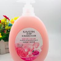 佳朗超大瓶家庭装迷迭香男女通用柔滑补水嫩肤持久留香 玫瑰、 1000克