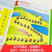 晨风童书 儿童数学潜能开发 儿童数学思维训练 5-6岁 幼儿早教书籍趣味数学 幼儿园宝宝智能逻辑智力开发儿童益智书 数学