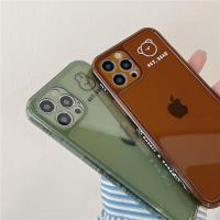 简约小熊华为nova5pro/6/7/8se手机壳p40相框mate20全包荣耀30s套 p30侧边透绿英文兔子