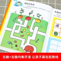 逻辑思维游戏1001题+全脑思维训练+儿童潜能开发全书全套3册 左脑右脑全脑开发儿童书籍4-5岁 幼儿思维训练幼儿园小班