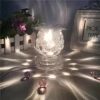 香薰炉熏香灯床头卧室家小夜灯台灯助睡眠插电香薰灯香薰炉熏香 调光开关透明