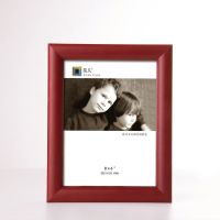 实木相框摆台挂墙长方形6/7/8/10/12尺寸简约现代相架 SM红木色 5寸(照片尺寸127x89毫米)