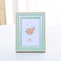 yt可人生活馆 简约相框摆台创意挂墙5寸6寸7寸8寸10寸A4画框相片 典雅蓝 5寸单个(8.9*12.8cm)