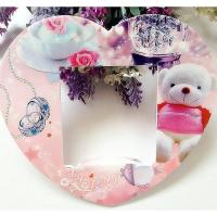 开关贴垫布艺开关保护套罩墙壁防尘防脏壁火贴墙面插座装饰灯套子 星恋传说橘色