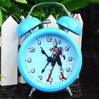 儿童闹钟男孩奥特曼强力叫醒超响宝宝专用幼儿园个性潮流新款 小号3寸欧布蓝色