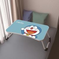 床上书桌笔记本电脑桌学生宿舍神器写字桌小桌子迷你折叠桌学习桌 哆啦A梦(普通平面款)
