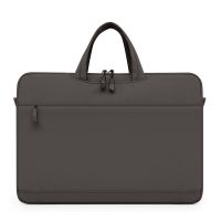 单肩笔记本电脑包13/14/15寸适用苹果macbook华为联想小米内胆包 12寸 621深灰天鹅绒+固定带