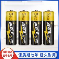 5号7号南霸王官方批发干电池4粒简装遥控钟表玩具智能锁五号七号 5号(40粒)